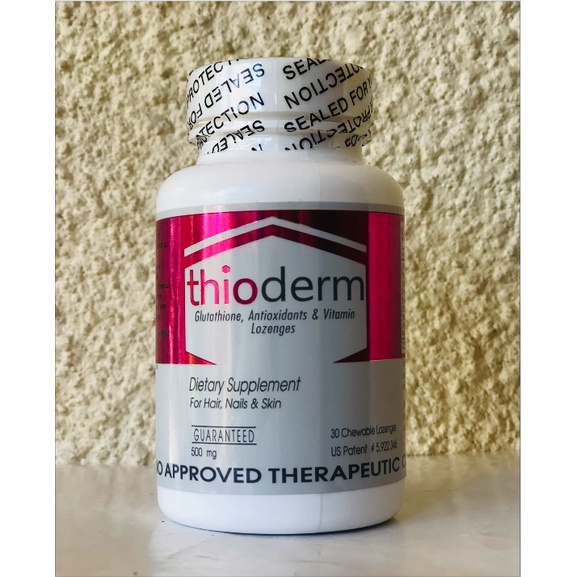 thioderm glutathione Thioderm Glutathione, Antioxidant, and Vitamin Lozenges AUTHENTIC NEW  STOCKS AVAILABLE