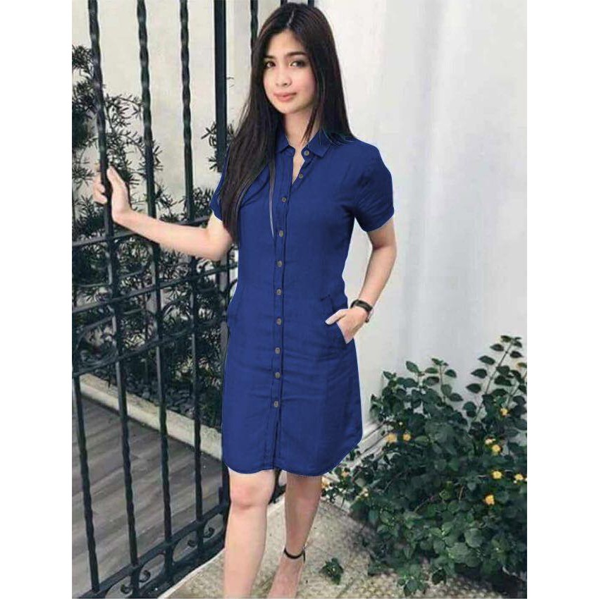 flowery dress designs OTM Exclusive: Dress in Blue & Yellow Floral L main image 1