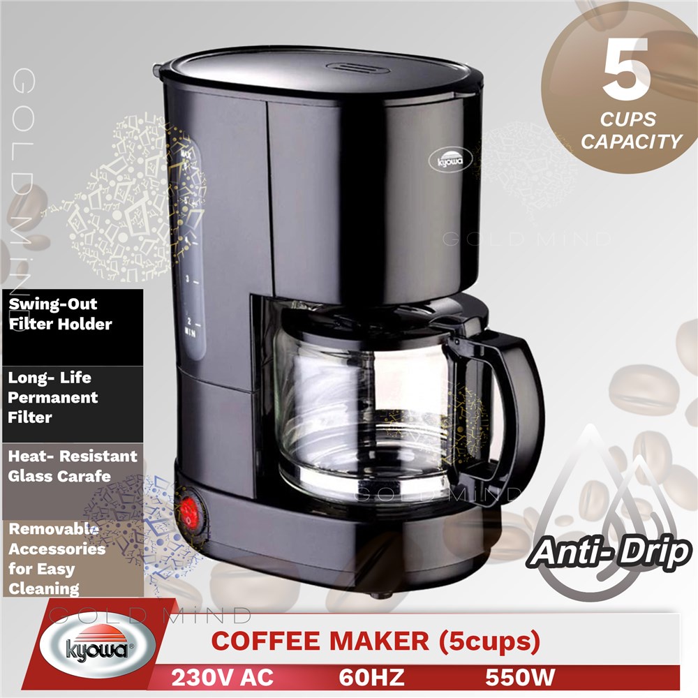 Kyowa Coffee Maker 5 Cups Gold Mind Everyday Low Price 9Y*z wW