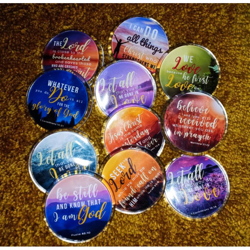 PERSONALIZED REF MAGNETS | Acrylic Circle | Shopee Philippines