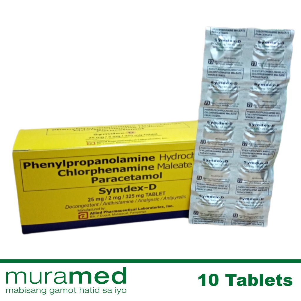 SymdexD Tablet 10's Shopee Philippines