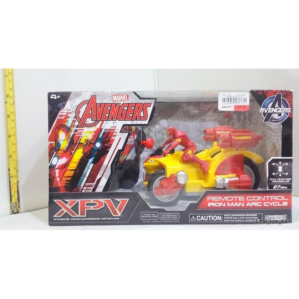 LTB MARVEL AVENGERS XPV RC REMOTE CONTROL IRON MAN CYCLE Shopee