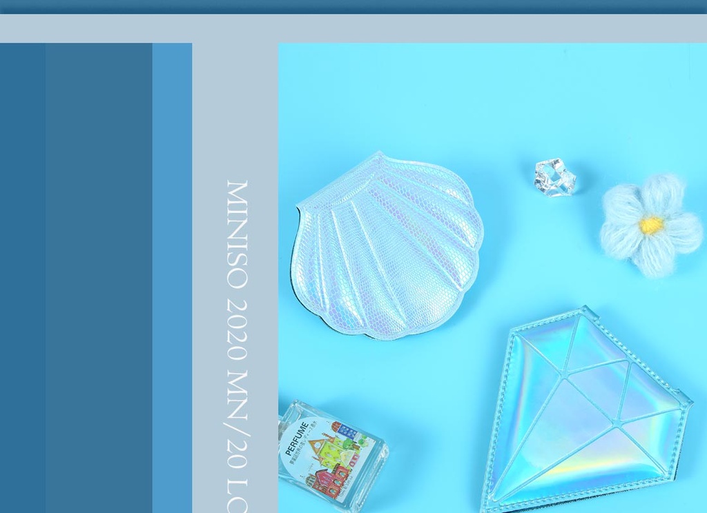 MINISO Portable Pearl Shell Mirror | Shopee Philippines