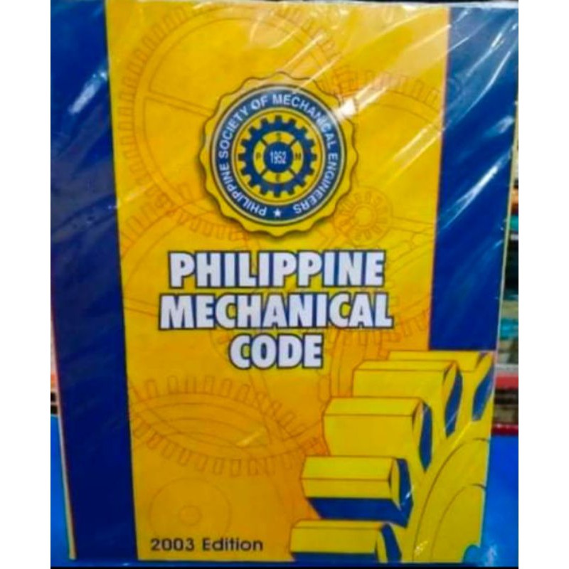 PHILIPPINE MECHANICAL CODE 2003 EDITION Shopee Philippines