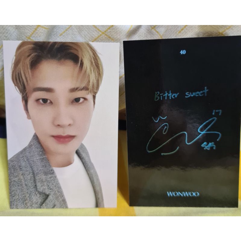 Seventeen Wonwoo - Mingyu Bitter Sweet Trading Card | Shopee