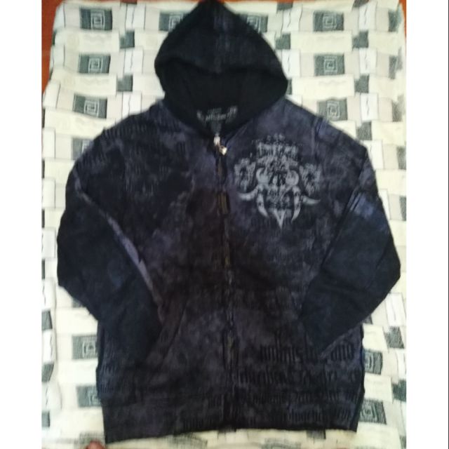 Affliction zip hot sale up hoodie