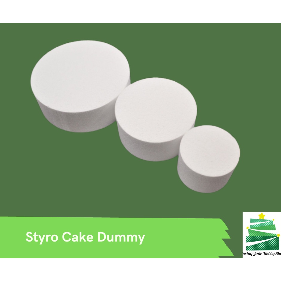 Spring Jade Round Styrofoam Foam Cake Dummy Styro Cake Shopee Philippines