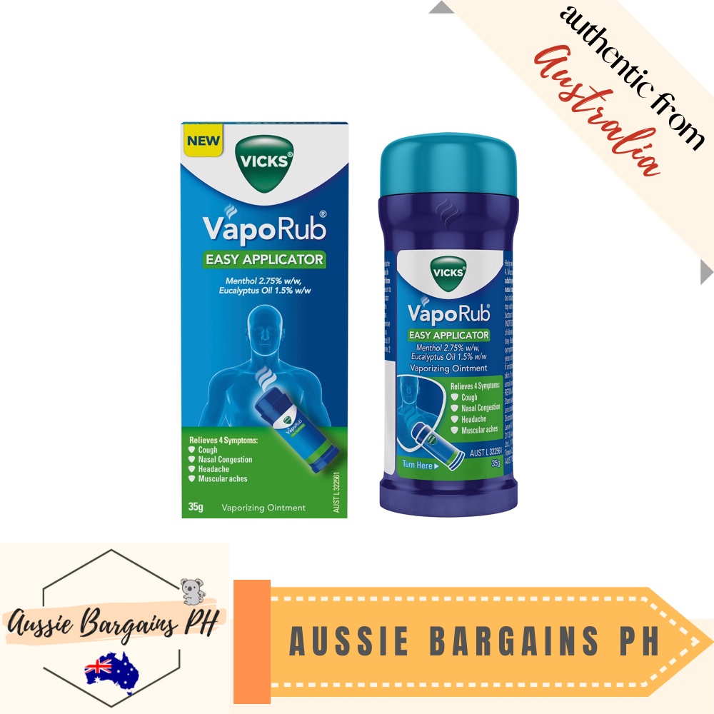 Vicks VapoRub Easy Applicator 35g [EXP DATE 10/2025] Shopee Philippines