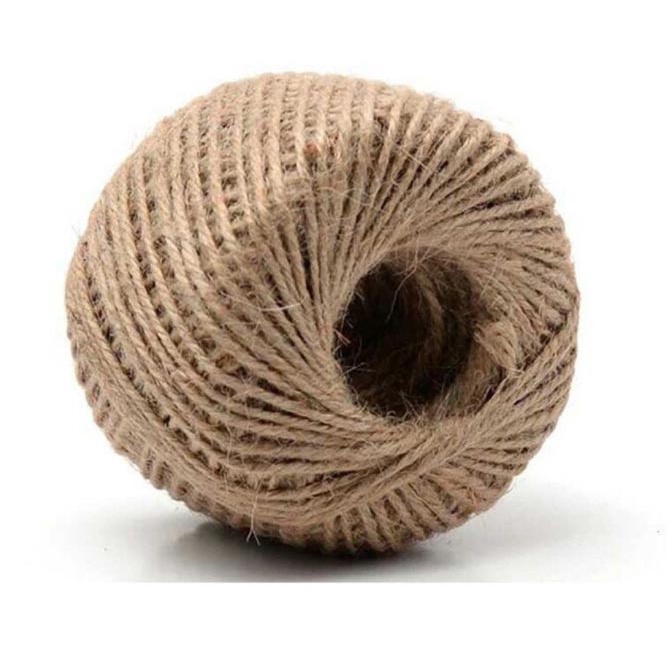 Jute string ball native string burlap approx 50m per roll | Shopee ...