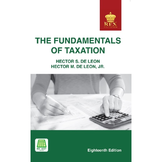 fundamentals of taxation hector de leon pdf free