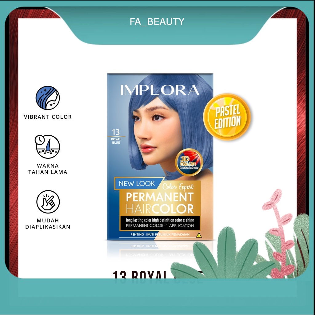 Fa_beauty Implora New Permanent Hair Color Pastel Edition Shopee