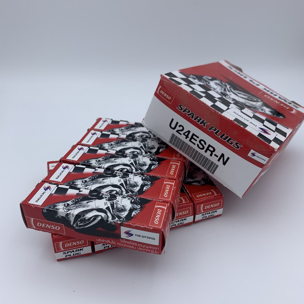 DENSO U24ESR-N Spark Plug (Amount 1 Box = 10 Heads) SONIC SONIC-125 CBR ...