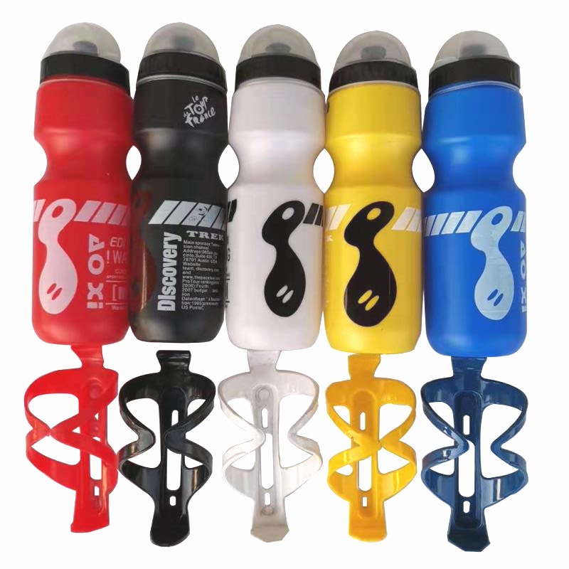 hiking bike bicycle cycling drink jug water bottle w/ dust cover aiment