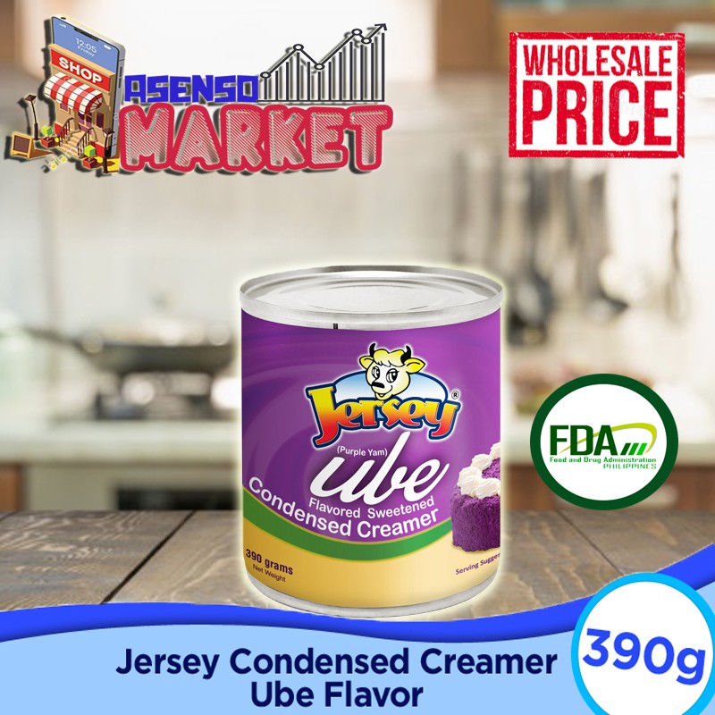 JERSEY Flavor Condensed Creamer / Condense Milk / Ube Flavor Shopee