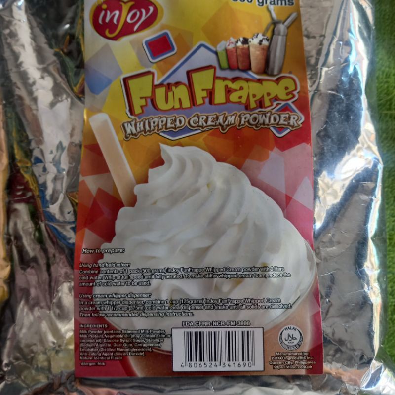 Funfrappe Whipped Cream Powder (injoy) Shopee Philippines