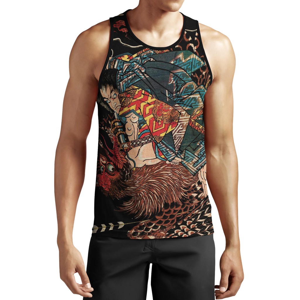YOUTH CULTURE SANDO 'JAPANESE WARRIOR 3' FULL SUBLIMATION TANK TOP ...