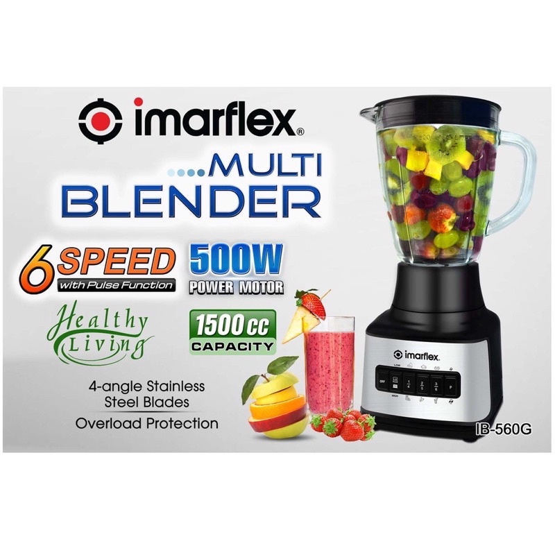 Imarflex Multi Blender IB560G Shopee Philippines