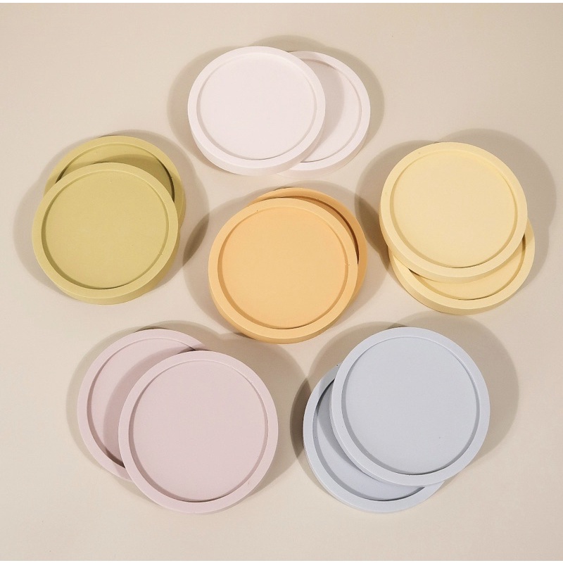 Mini round coasters 3 inches candle holder, home decor, jewelry ...