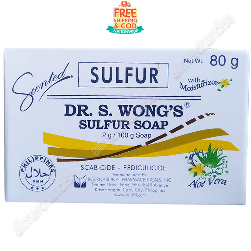 COD Dr. S. Wong Sulfur Soap Scented Shopee Philippines