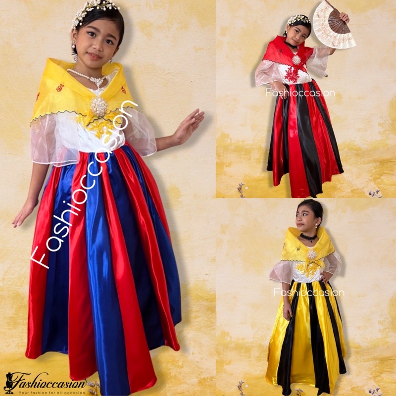 Filipiniana costume shop for girls