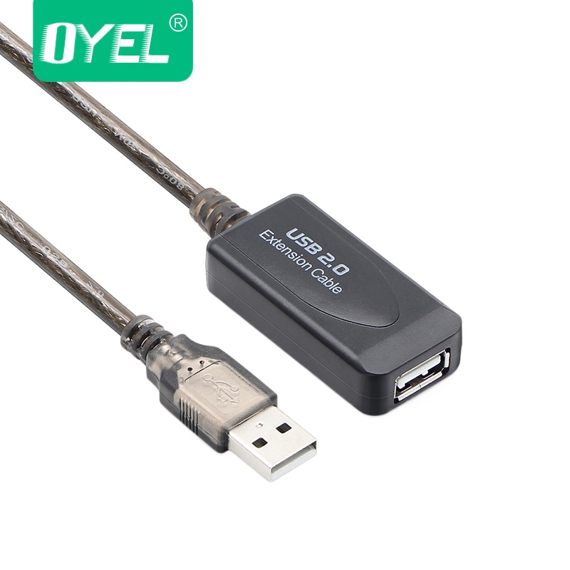 2022 usb extension cable 10 meters usb2.0 with builtin chip signal amplifier wireless network