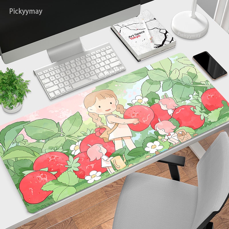 Mouse Pad Kawaii Keyboard Pad Mousepad Cute Rug Pc Office Accessories ...