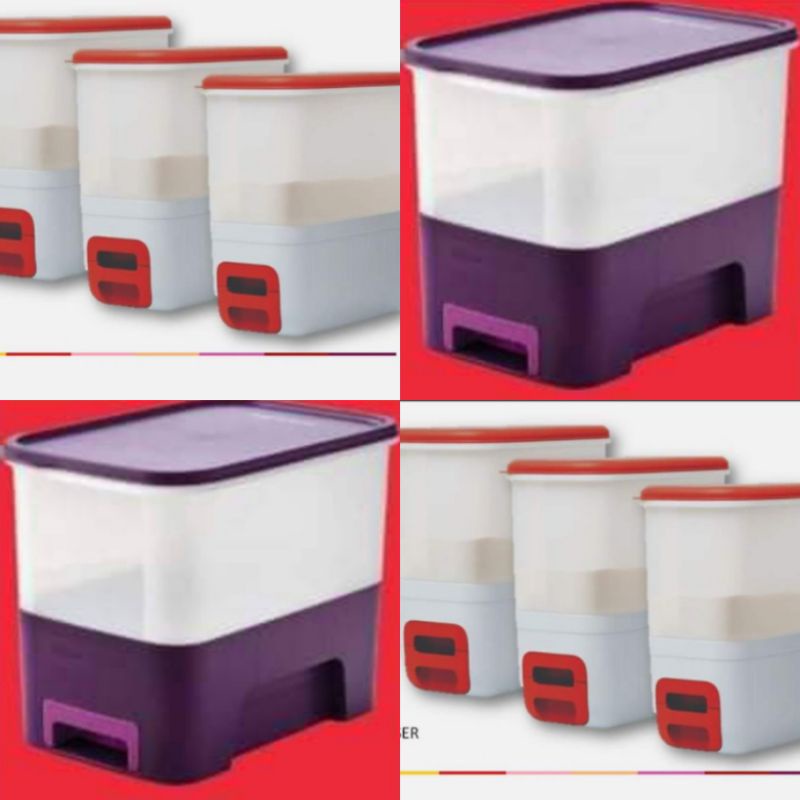 Tupperware SMART RICE DISPENSER 5KG/10KG | Shopee Philippines