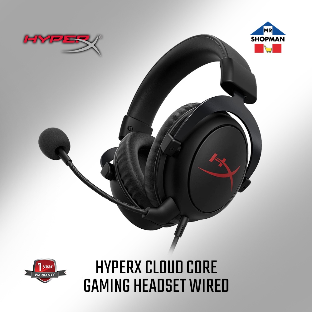 HyperX Cloud Core Gaming Headset Wired Hyper X Shopee Philippines