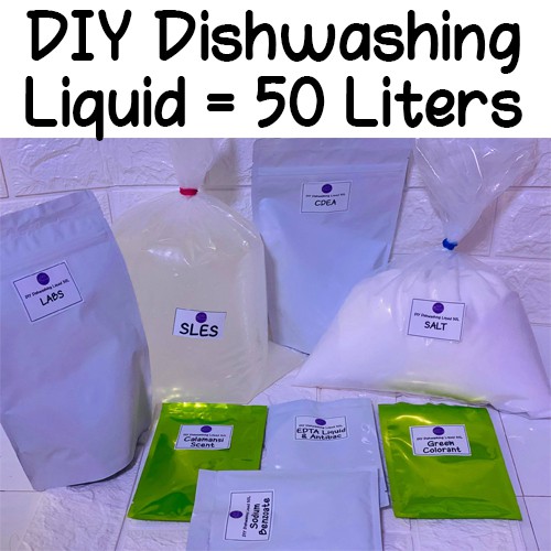 DIY Dishwashing Liquid Kit 50 Liters Yield | Shopee Philippines