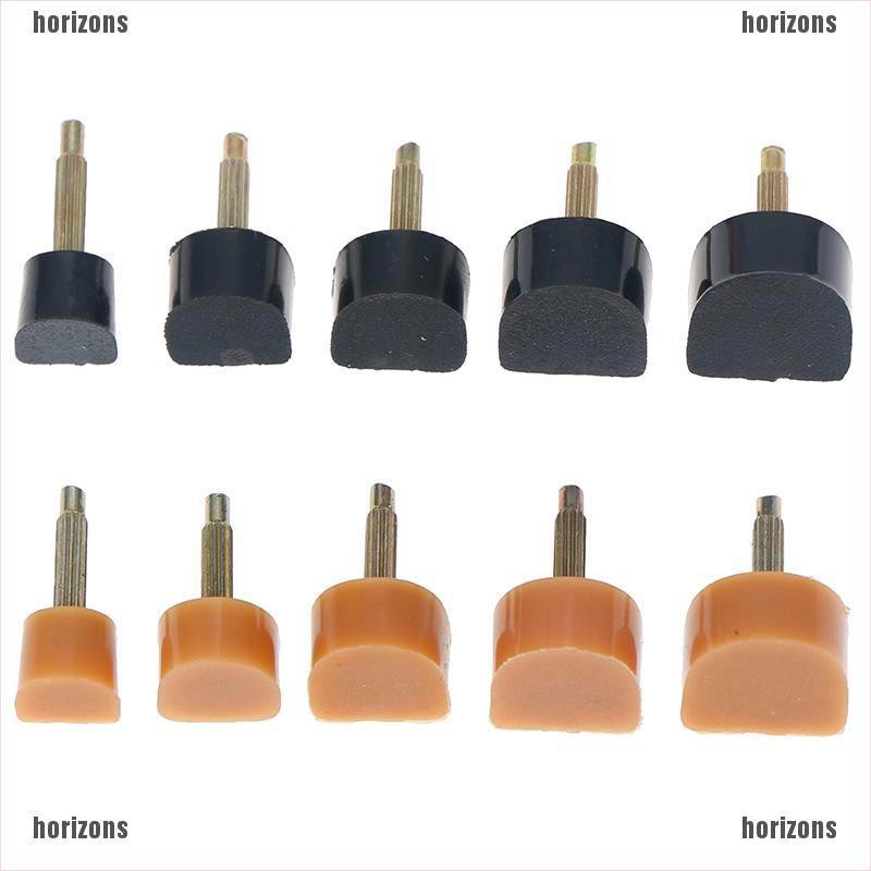 Super Star Shoe Repair Super Star High Heel Repair Tips / Lifts - 10mm Size, 12 Pairs (24 Total) - Shoe Cobbler Replacement Taps Shoe Lifts For Men - Foto 9