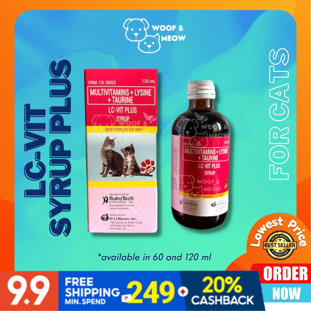 LC Vit Plus 60ml & 120mL for Cats Shopee Philippines