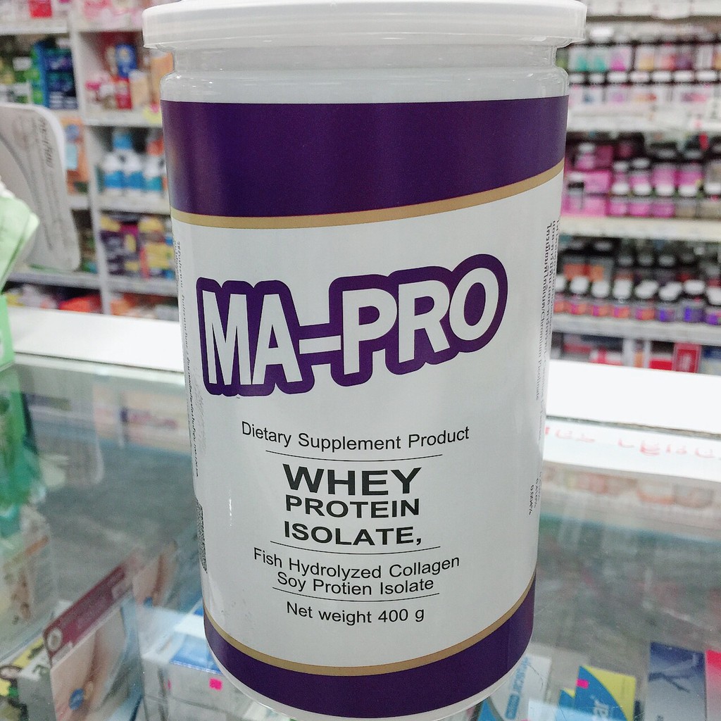 Ma pro Whey Protein Isolate Ma-pro Mixed With Collagen 400G MaPro ...