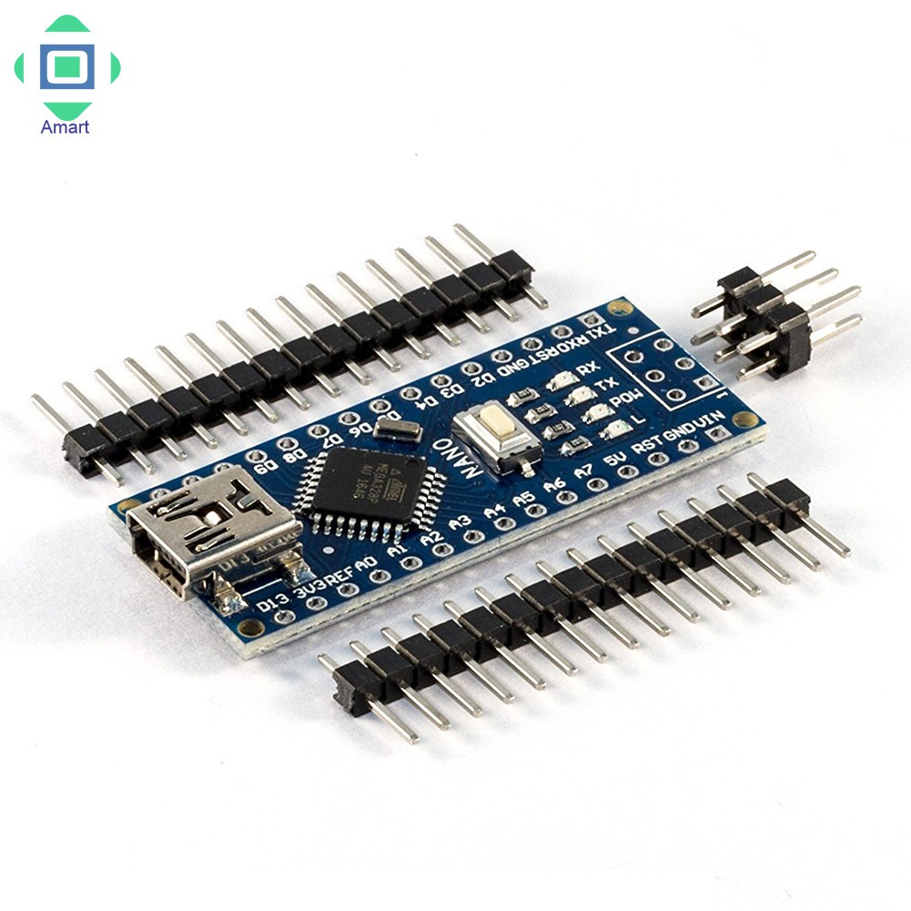 Nano V3 ATmega328/CH340G Module Micro USB Pin Headers Compatible for ...