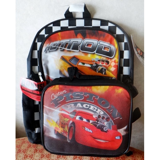 Cars backpack and lunchbox hotsell