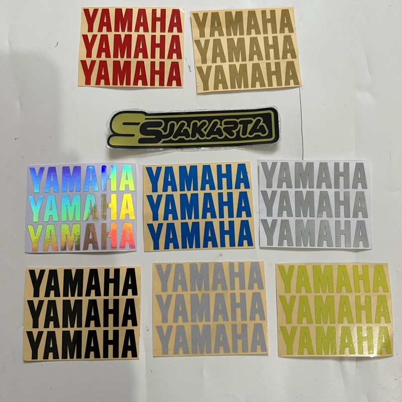 Yamaha STICKER STICKER 6 CM CUTTING | Shopee Philippines