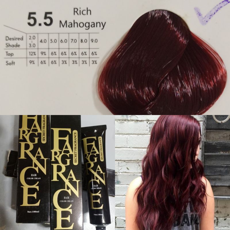 rich mahogany hair color