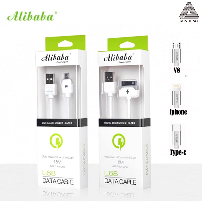 Alibaba Ali-L68 1.8Meter USB Data USB Transmit for Charge Micro V8 ...