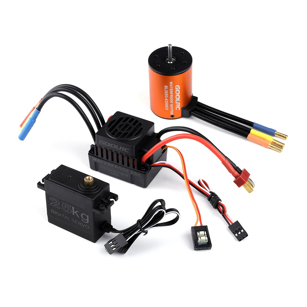 High Quality GoolRC Motor Combo Set 3650 4300KV Motor 60A Brushless ESC ...