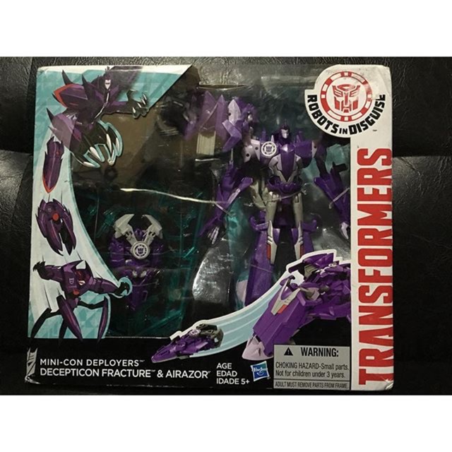 Transformers Minicon Deployer Decepticon Fracture & Airazor | Shopee ...