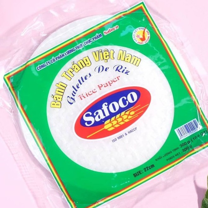 Banh Trang Viet Nam Safoco Rice Paper 22cm 1 pack (300g) | Shopee ...