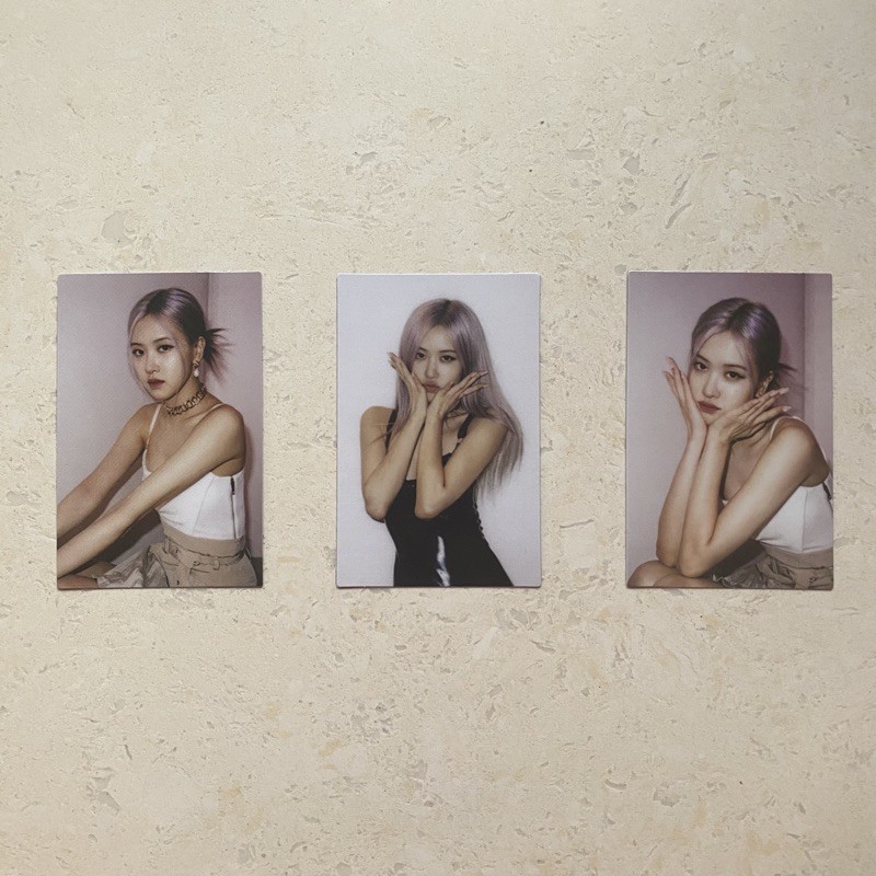 Rose blackpink photocard pc the album | Shopee Philippines
