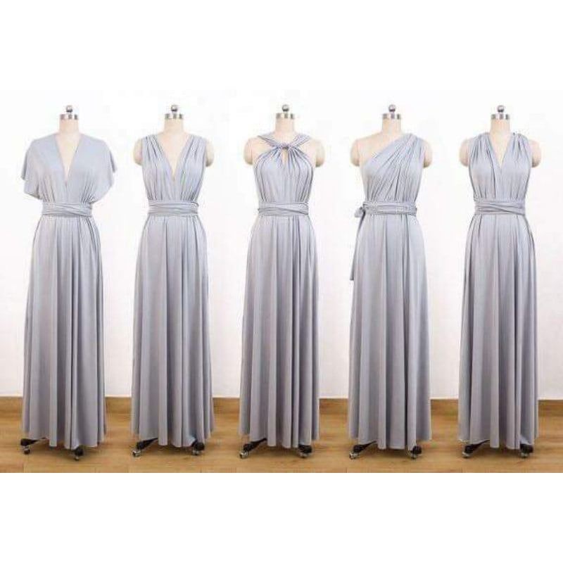 Infinity dress silver gray hotsell