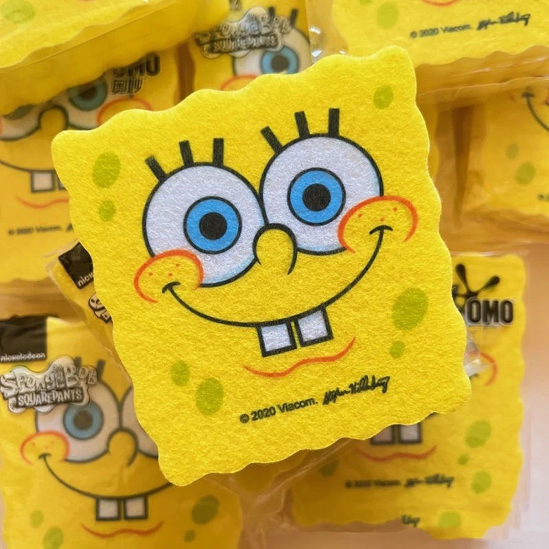 YYDS SpongeBob SquarePants Sponge wipe kitchen supplies sink drain rack ...