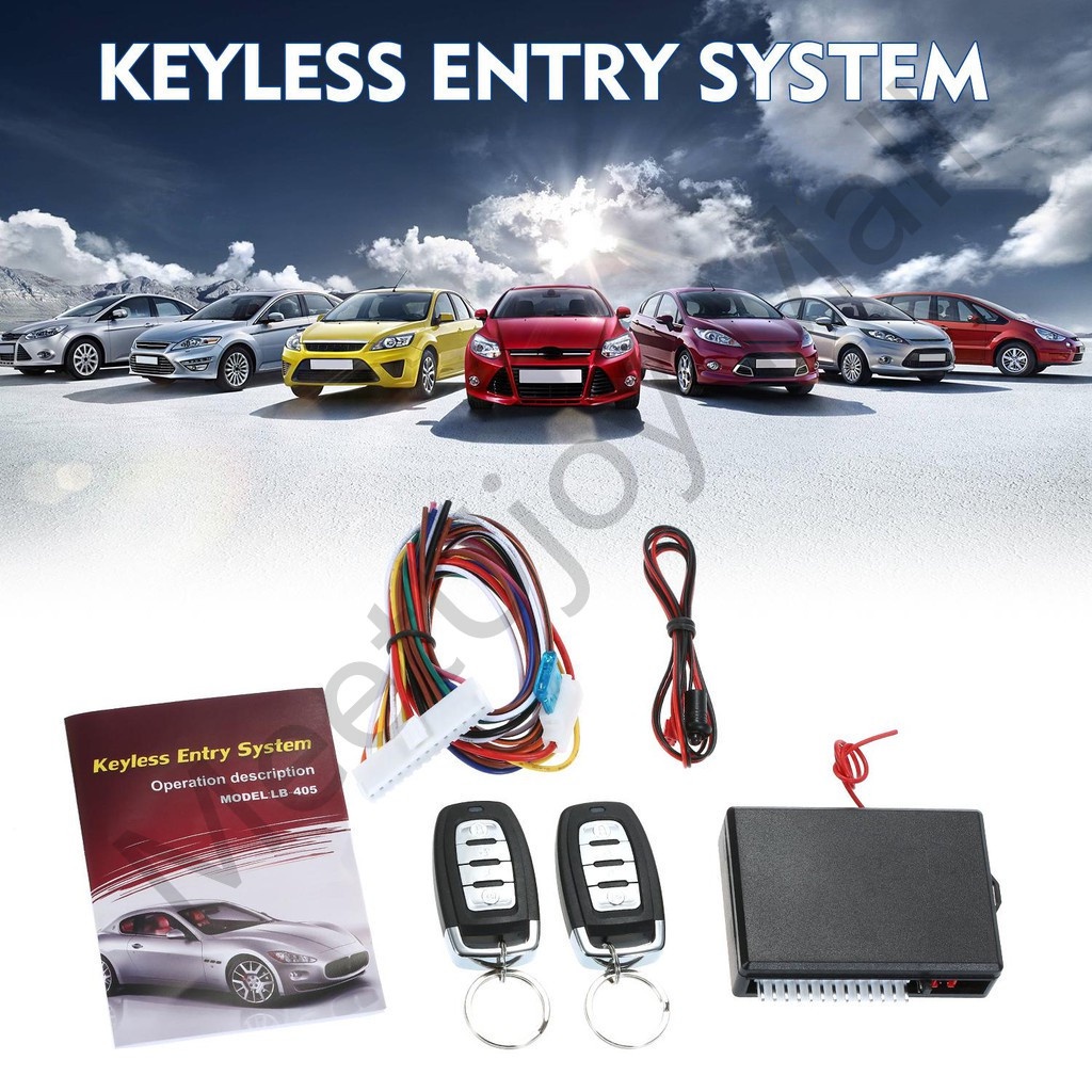 Car Keyless Entry System Door Lock Central Locking Remote Control Kit