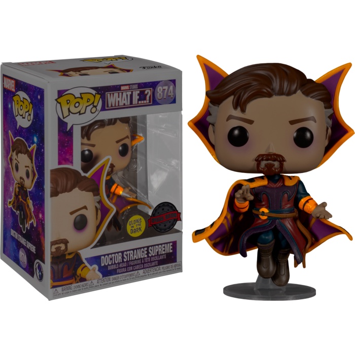 Doctor Strange Supreme # 874 Funko Pop GITD Special Edition and Amazon ...