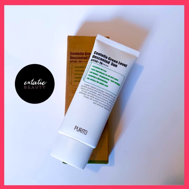 PURITO Centella Green Level Unscented Sun SPF50 PA++++ - 60ml | Shopee ...