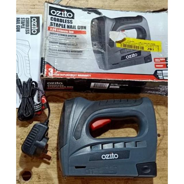 Cordless staple gun, Ozito, Australian surplus Shopee Philippines