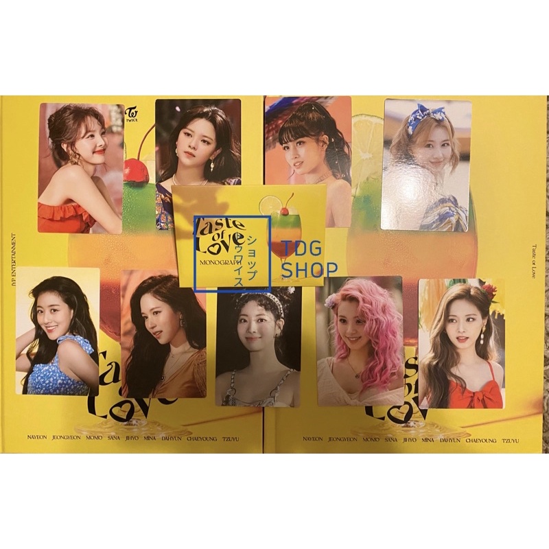 Taste of Love モノグラフ トレカ付き TWICE｜10thミニ・アルバム制作時のメイキング、ビハインドを