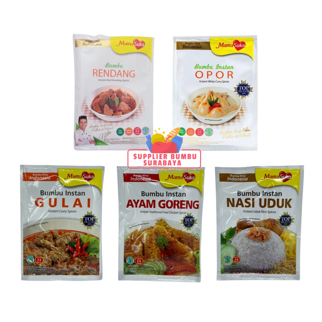 Mamasuka Instant Cooking Seasoning Opor Rendang Goulash Fried Chicken ...