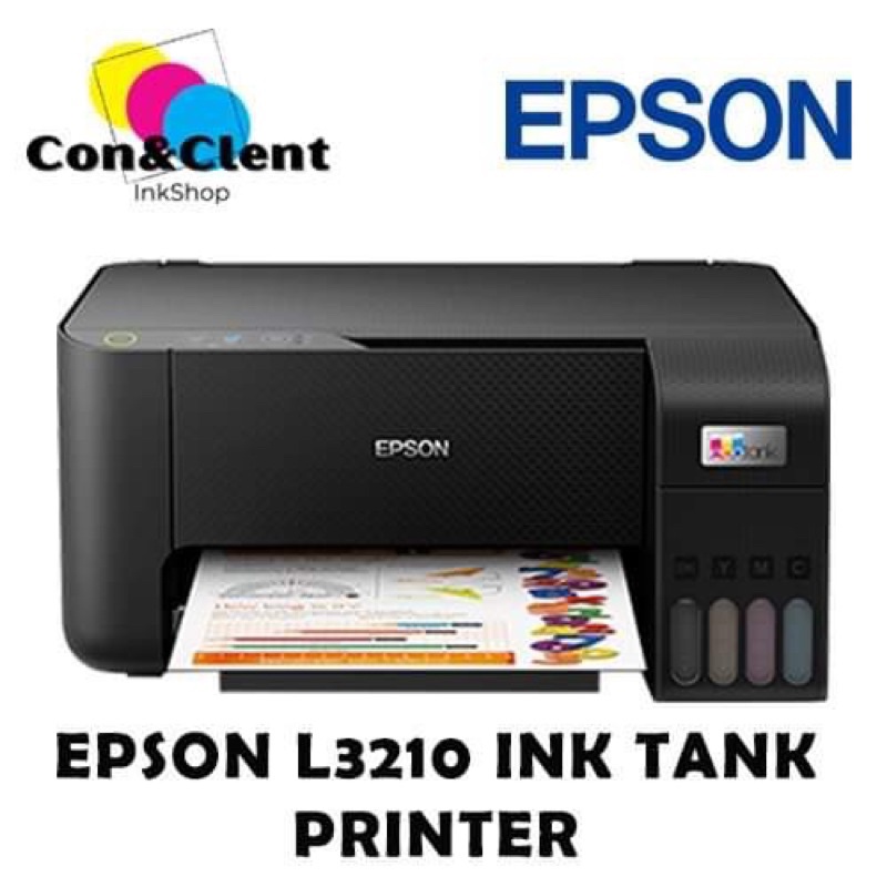 Brandnew L3210 printer w/ original bottle ink 003, w/ Pigment ink OR